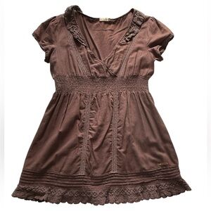 Aritzia | Wilfred Lace Trim Blouse